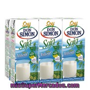 Bebida De Soja Natural Don Simón Pack De 6x200 Ml