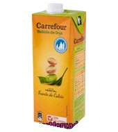 Bebida De Soja - Sin Gluten Carrefour 1 L.