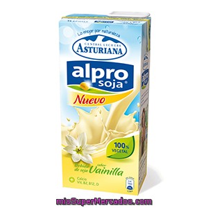 Bebida De Vainilla Alpro - Central Lechera Asturiana 1 L.