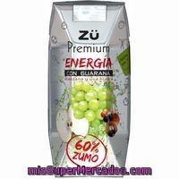 Bebida Energética A Base De Zumo Zü Premium 0,33l