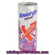 Bebida Energética Con Sabor Frutos Rojos Energy 25 Cl.