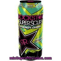 Bebida Energética Sour Green Apple Rockstar, Lata 50 Cl