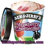Ben & Jerry's Strawberry Cheesecake Helado De Tarta De Queso Con Fresa Y Cookie Tarrina 500 Ml