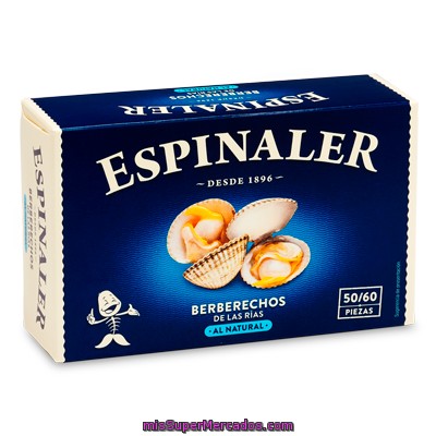 Berberechos Espinaler, Lata 120 G