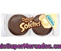 Berlinas Rellenas De Crema Y Bañadas De Chocolate Dulcesol Solettes Pack De 4 Unidades De 200 Gramos