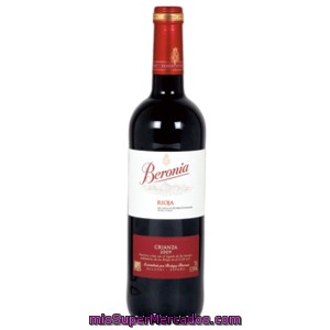 Beronia Vino Tinto Crianza Do Rioja Botella 75 Cl
