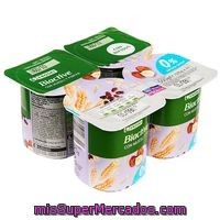 Biactive 0% Muesli Eroski, Pack 4x125 G