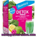 Bicentury Detox Brócoli Manzana Limón Y Espinacas Elimina Toxinas Y Líquidos Estuche 7 Sobres