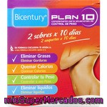 Bicentury Plan 10 Complemento Para Situaciones De Control De Peso 20 Sobres Estuche 128 G