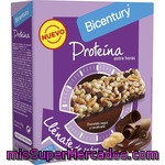 Bicentury Proteína Barritas Snack De Cereales Con Chocolate Negro Y Cacahuete Bajas En Calorías 4 Unidades Estuche 80 G