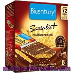 Bicentury Sarialis Barritas Multicereales Con Chocolate Con Leche 6 Unidades Estuche 78 G