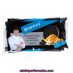 Bicentury Tortita Con Chocolate Negro Naranja Y Flor De Azahar 132 Gr