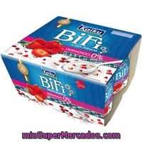 Bifi Activium 0% Con Fresas Kaiku, Pack 4x125 G