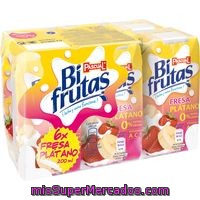 Bifrutas De Fresa-plátano Pascual, Pack 6x200 Ml