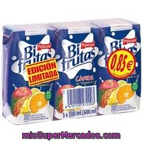 Bifrutas Kids Caribe Pascual, Pack 3x200 Ml