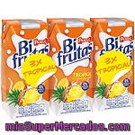 Bifrutas Pascual Bebidas De Frutas Con Leche Tropical Pack 3 Briks 33 Cl