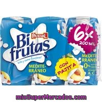 Bifrutas Sabor Mediterráneo Pascual, Pack 6x200 Ml