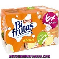 Bifrutas Sabor Tropical Pascual, Pack 6x200 Ml