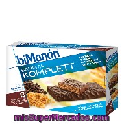 Bimanan Komplett Barritas Chocolate Crujiente Caja 8 Unidades