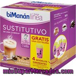 Bimanan Linea Batidos Sustitutivos De Una Comida Sabor Cappuccino 5 Unidades Caja 150 G