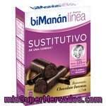 Bimanan Linea Batonnets Sustitutivos De Una Comida Sabor Chocolate Intenso 6 Unidades Caja 186 G