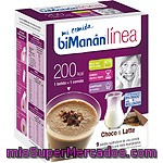 Bimanan Linea Mi Comida Choco & Latte Batidos Sustitutivos 9 X 30 G Caja 270 G