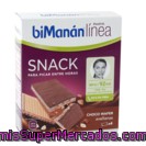 Bimanán Snack Choco Wafer Con Avellanas Caja 4 Uds