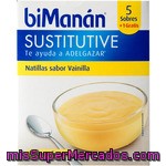 Bimanan Sustitutive Natillas Sabor Vainilla Caja 5 Sobres + 1 Gratis