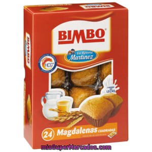 Bimbo Magdalenas Cuadradas Caja 700 Gr