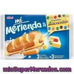 Bimbo Mi Merienda Pan De Leche Con Chocolate Blanco Y Lacasitos 3 Unidades Paquete 183 G