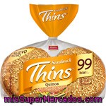 Bimbo Sandwich Thins Pan Con Quinoa Bolsa 310 G