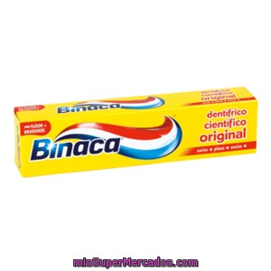 Binaca Pasta Dentifrica Antiplaca Tubo 75ml