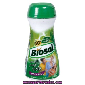 Biosal Sal 50% Menos De Sodio 250 G