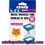 Biozoo Axis Bolsas Higiénicas Para Las Bandejas Del Gato Talla única Paquete 10 Unidades