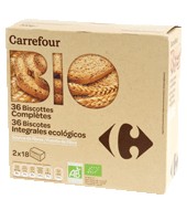 Biscotes Integrales Carrefour Bio 300 G.