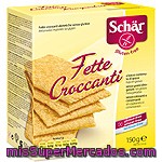 Biscottes Crujientes Sin Gluten Schar 150 Gramos