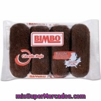Bizcocho Con Chocolate Bimbo, 4 Unid., Paquete 160 G