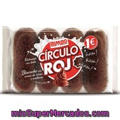 Bizcocho
            Relleno De Crema Bimbo Circulo Rojo Sabor Chocolate 4 Uni