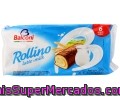 Bizcochos Rellenos De Crema De Leche Balconi 6 Unidades De 37 Gramos