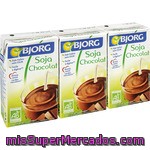 Bjorg Bebida De Soja Con Chocolate Ecológica Envase Mini Pack 3 X 25 Cl