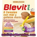 Blevit Plus Duplo Papilla Instantánea De 8 Cereales Con Miel Y Galletas María Desde Los 5 Meses Caja 600 G
