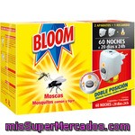 Bloom Insecticida Volador Eléctrico Moscas Y Mosquitos Aparato + Recambio
