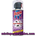 Bloom Total Multi-insectos Insecticida Volador Para Moscas Mosquitos Cucarachas Y Hormigas Spray 400 Ml