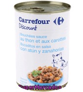 Bocaditos Para Gatos De Atún Carrefour Discount 400 Gr.
