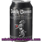 Bock Damm Cerveza Negra Nacional Estilo Múnich Lata 33 Cl
