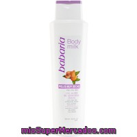 Body Milk Con Aceite De Almendras Babaria 500 Ml.