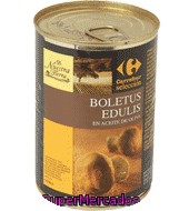 Boletus Edulis En Aceite De Oliva Carrefour Selección 230 G.