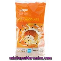 Bollo Con Pepitas De Chocolate Eroski, 6 Unid., Paquete 240 G