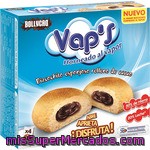 Bollycao Vap`s Bizcochito Esponjoso Relleno De Cacao 4 Uds Caja 140 Gr