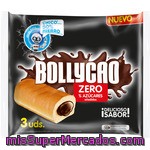 Bollycao Zero % Azúcares Añadidos Relleno De Chocolate 3 Unidades Envase 180 G